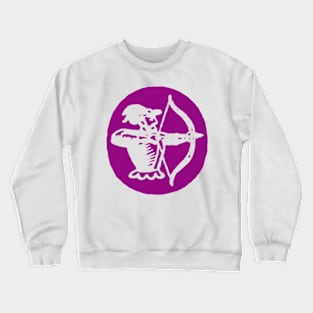 Archer (deep purple) Crewneck Sweatshirt